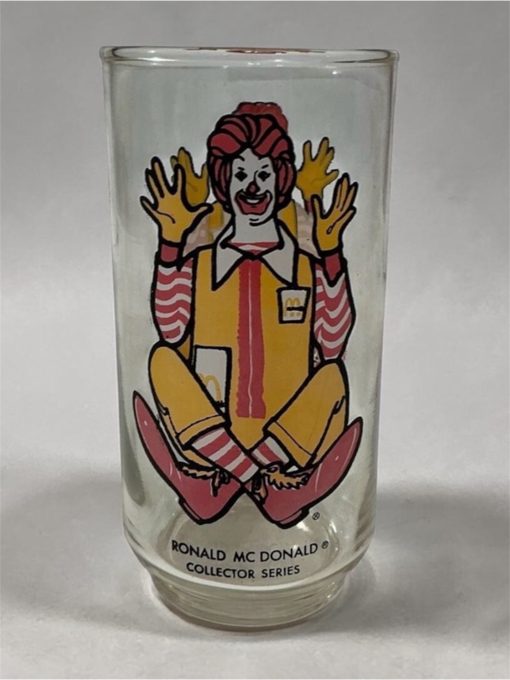 Vintage 1977 McDonald's Ronald McDonald Promotional Drinking Glass